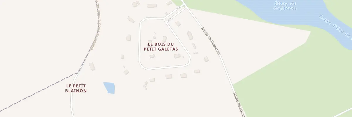 Plan du 19 Le Bois du Petit Galetat à Foucherolles
