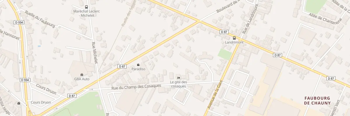 Plan du 24 Bd Ernest Noël à Noyon