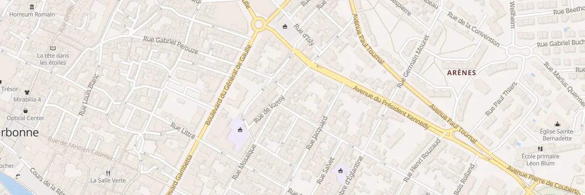 Plan du 14 Rue de Valmy à Narbonne
