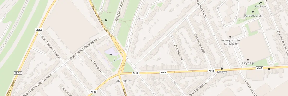 Plan du 100 Rue du Maréchal Foch à Lille