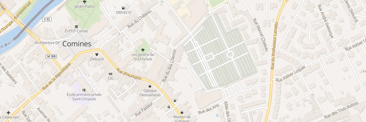 Plan du 26 Rue du Bas Chemin à Comines