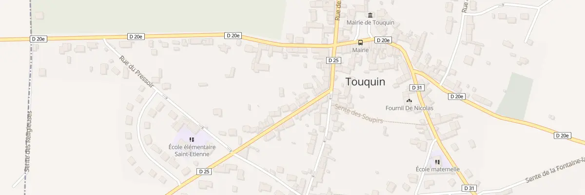 Plan du 10B Rue du Château d’Eau à Touquin
