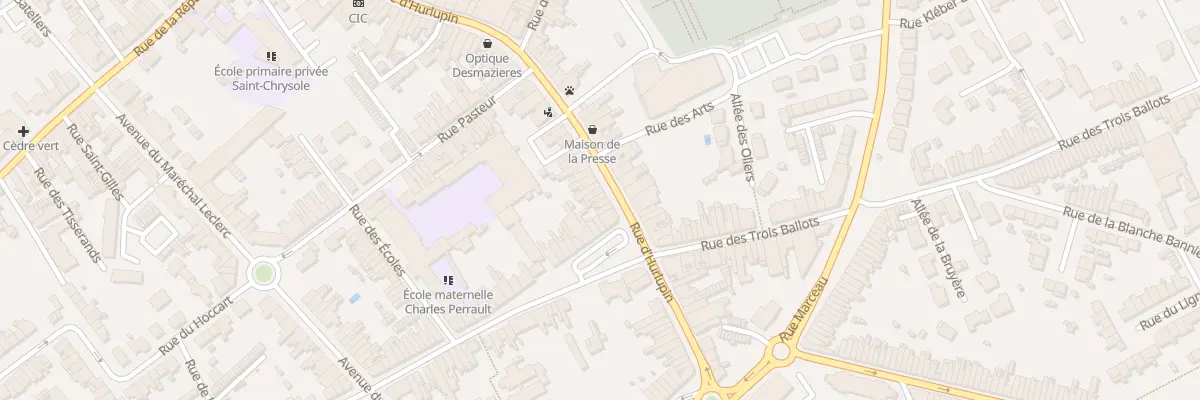 Plan du 94 Rue d’Hurlupin à Comines