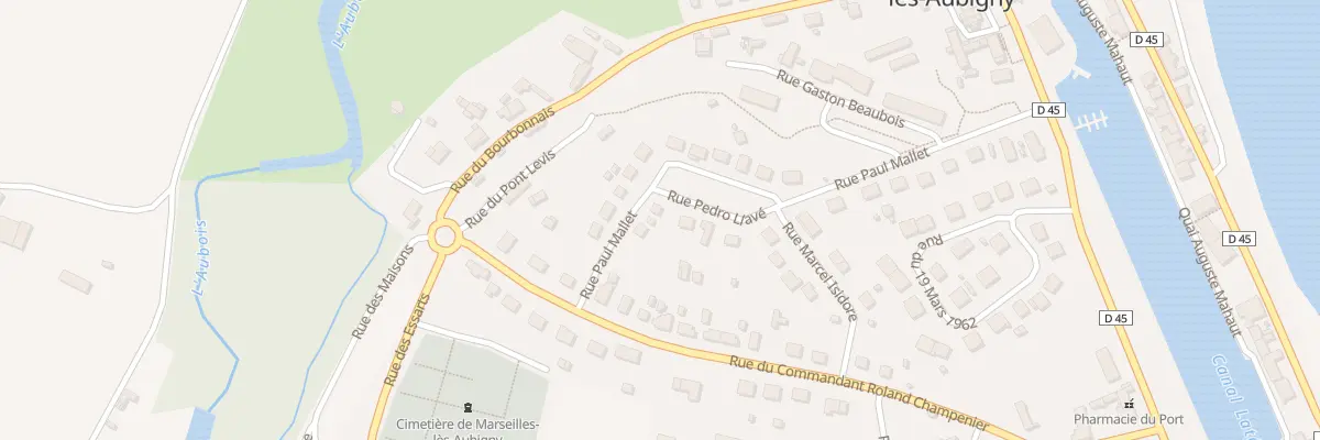 Plan du 15 Rue Paul Mallet à Marseilles-lès-Aubigny