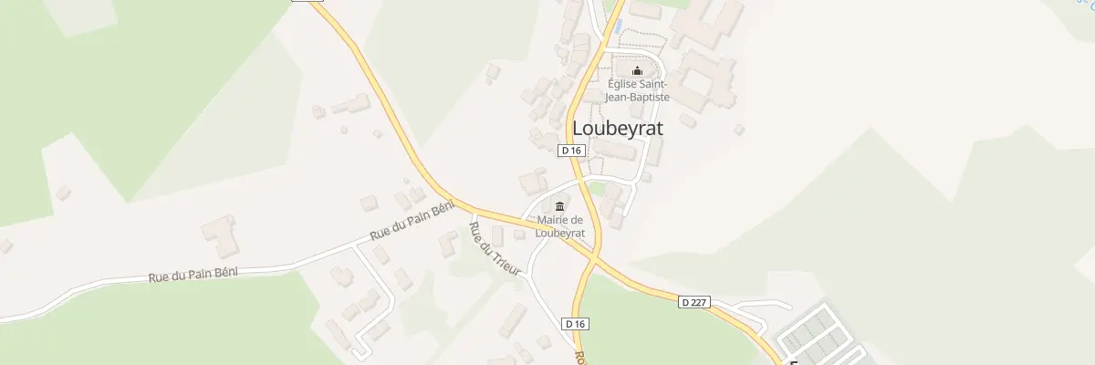 Plan du 5007 Le Bourg à Loubeyrat