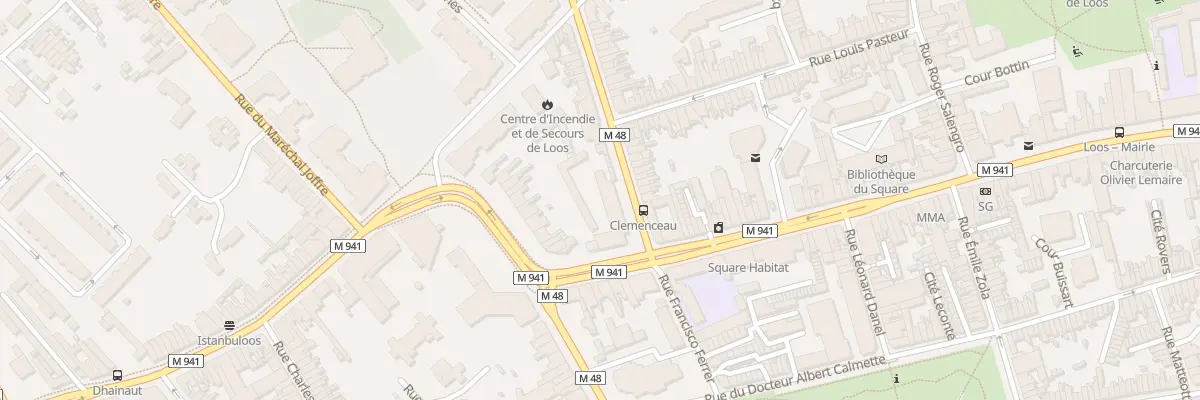 Plan du 45 Rue Georges Clemenceau à Loos