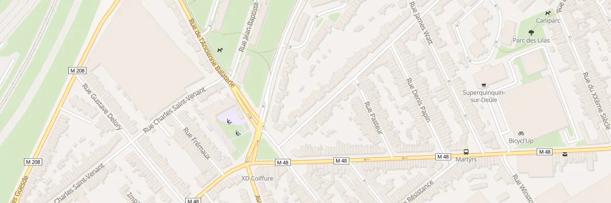 Plan du 96 Rue du Maréchal Foch à Lille