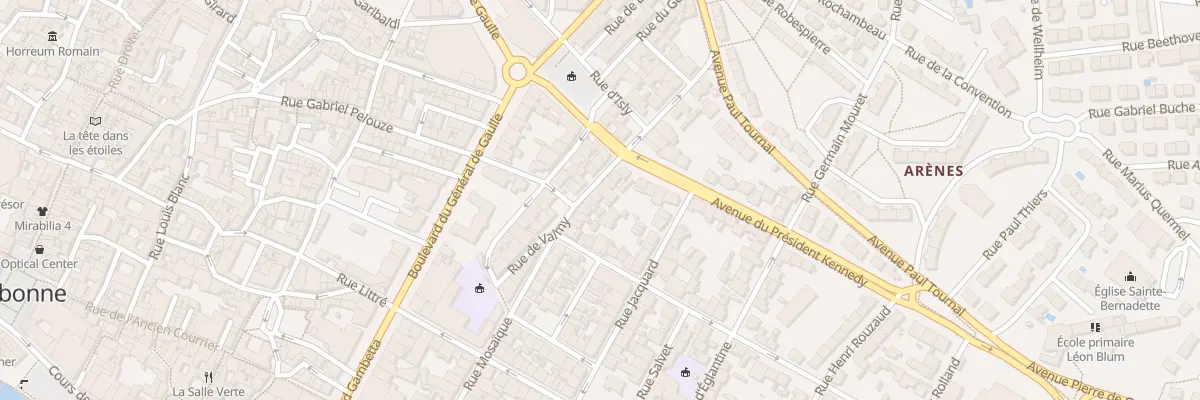 Plan du 20 Rue de Valmy à Narbonne