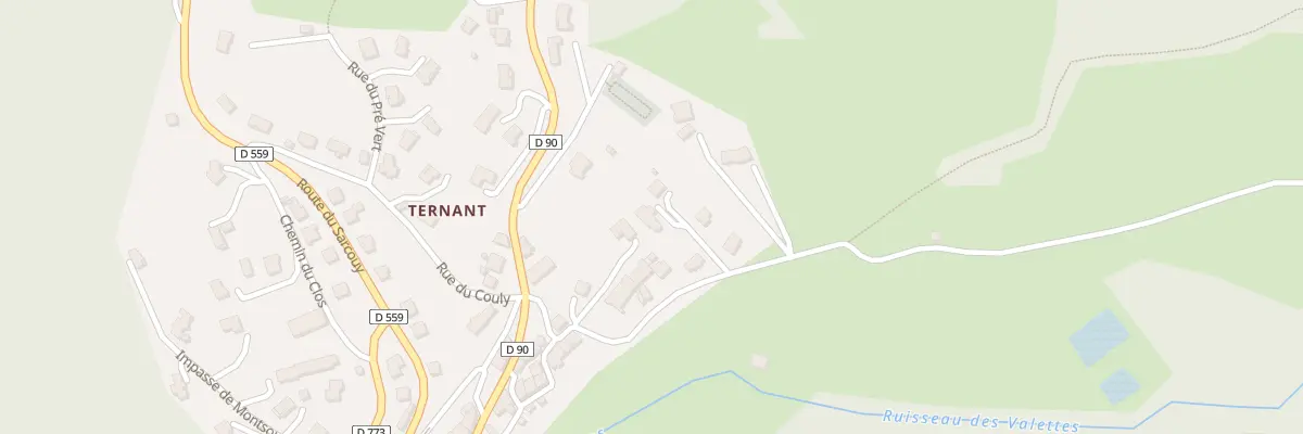 Plan du 11 Rue du sous - Ternant à Orcines