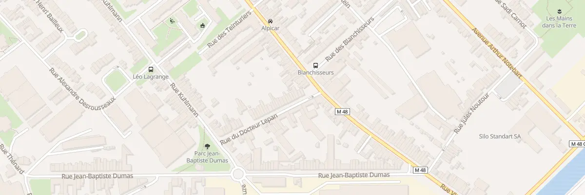 Plan du 12 Rue du Doc Lepan à Lille