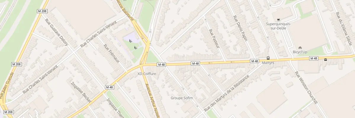 Plan du 97 Rue Anatole France Lomme à Lille