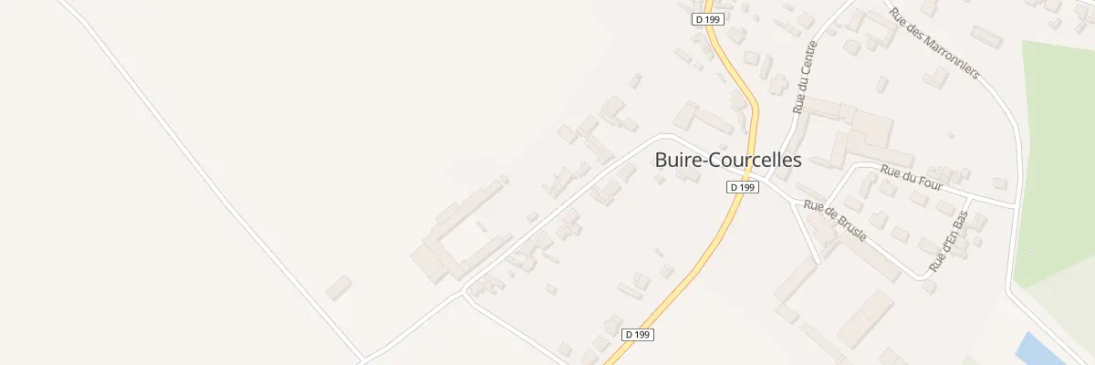 Plan du 12 Rue de Peronne à Buire-Courcelles
