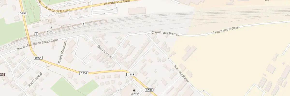 Plan du 91 Rue Emile Loubet à Noyon