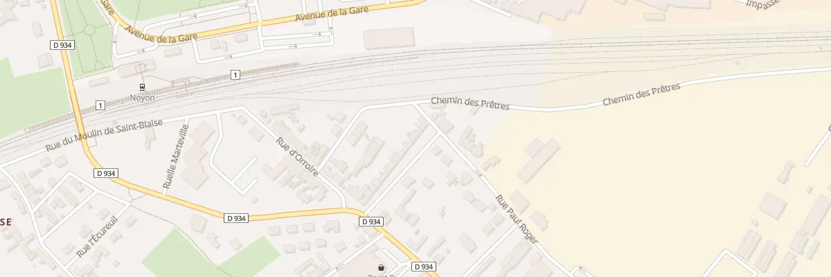 Plan du 99 Rue Emile Loubet à Noyon