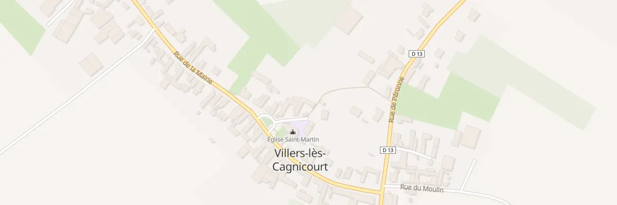 Plan du 16 Rue de la Mairie à Villers-lès-Cagnicourt