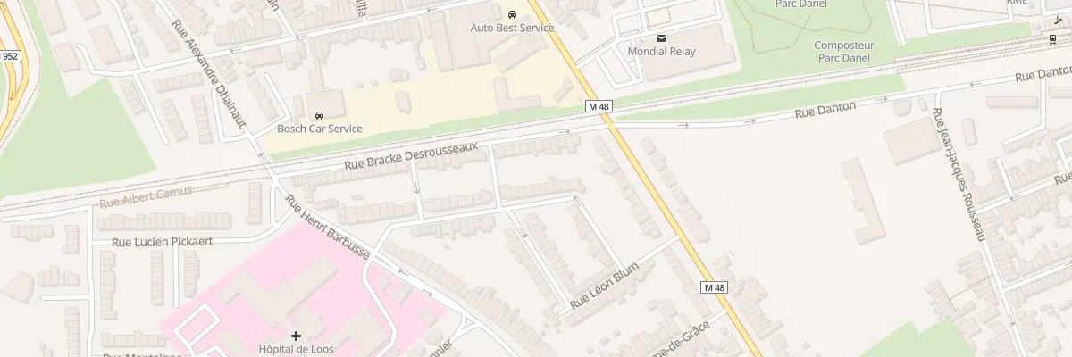 Plan du 12 Rue du Docteur Lesne à Loos