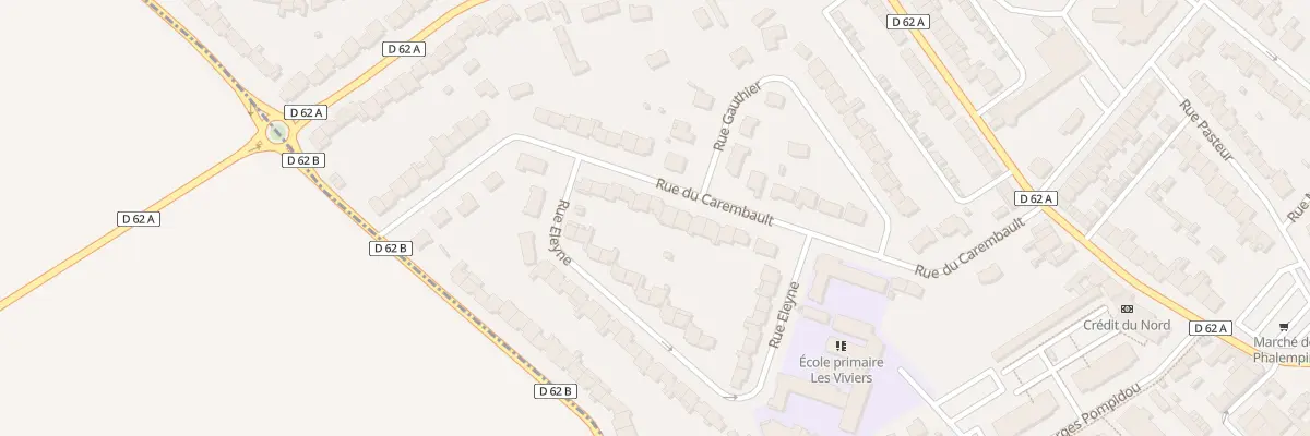 Plan du 21 Rue du Carembault à Phalempin