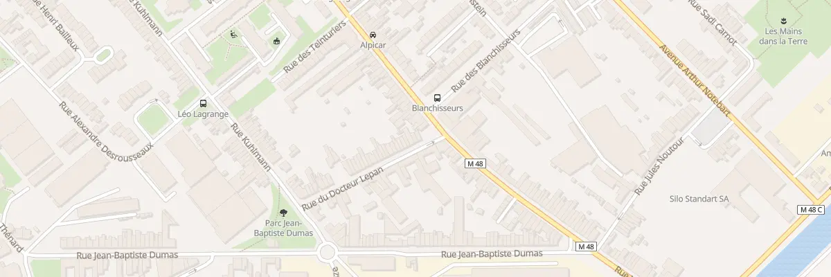 Plan du 6 Rue du Doc Lepan à Lille