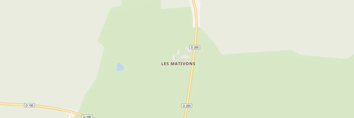 Plan du 83 Les Mativons à Apremont-sur-Allier