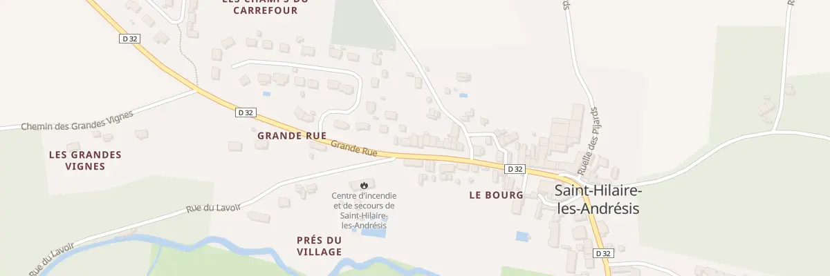 Plan du 38 Grande Rue à Saint-Hilaire-les-Andrésis