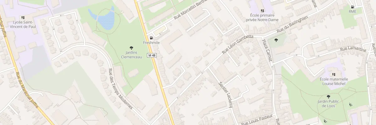Plan du 38 Rue de la Distillerie à Loos