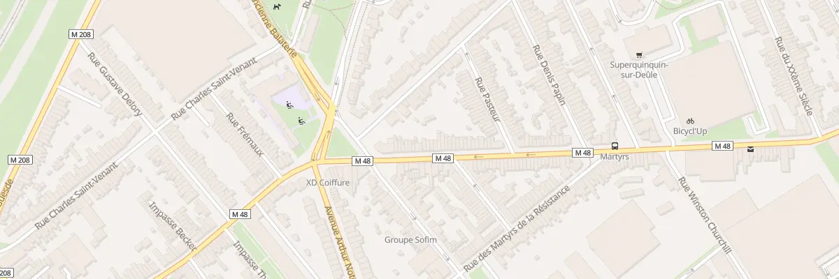 Plan du 107 Rue Anatole France Lomme à Lille