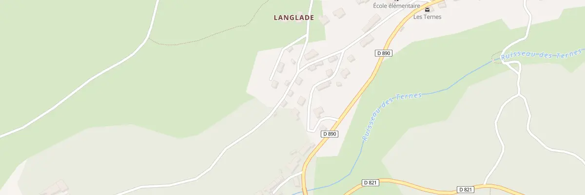 Plan du 5158 Langlade aux Ternes