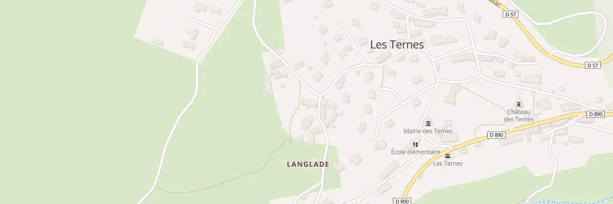 Plan du 5166 Langlade aux Ternes