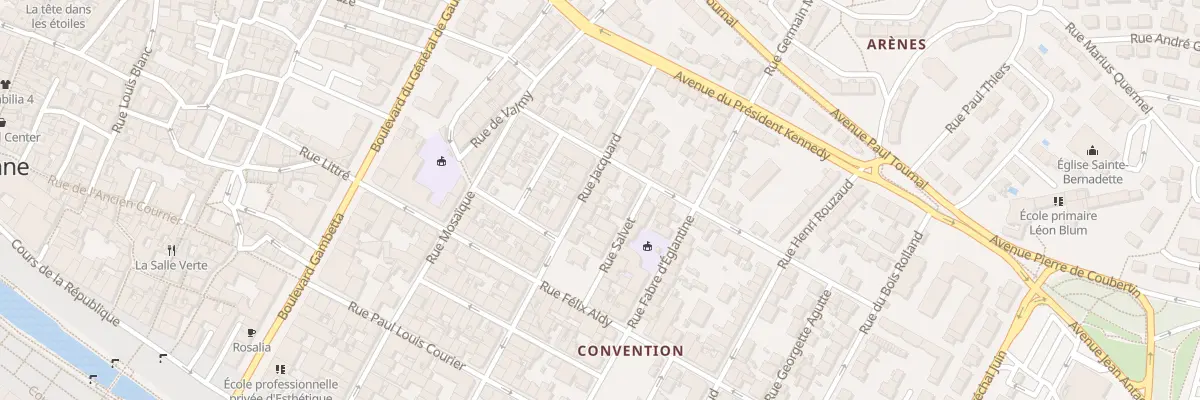 Plan du 38 Rue Jacquard à Narbonne
