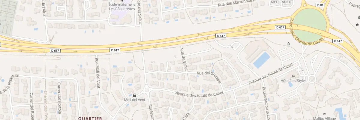 Plan du 1 Rue Del Vailet à Canet-en-Roussillon