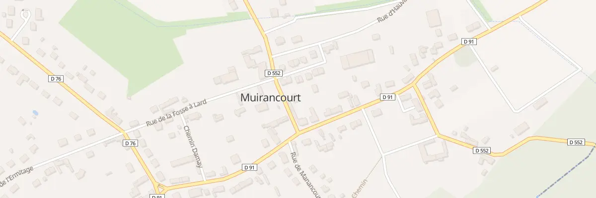Plan du 34 Rue des Planquettes à Muirancourt