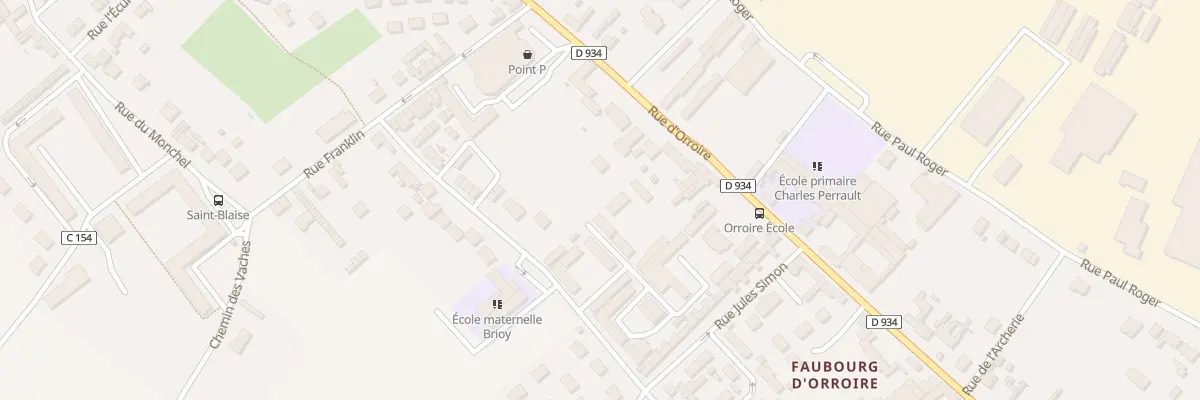 Plan du 332 Rue d’Orroire à Noyon
