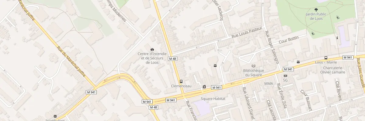 Plan du 78 Rue Georges Clemenceau à Loos