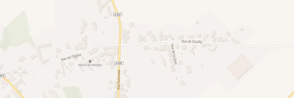 Plan du 4 Rue de Douilly à Matigny