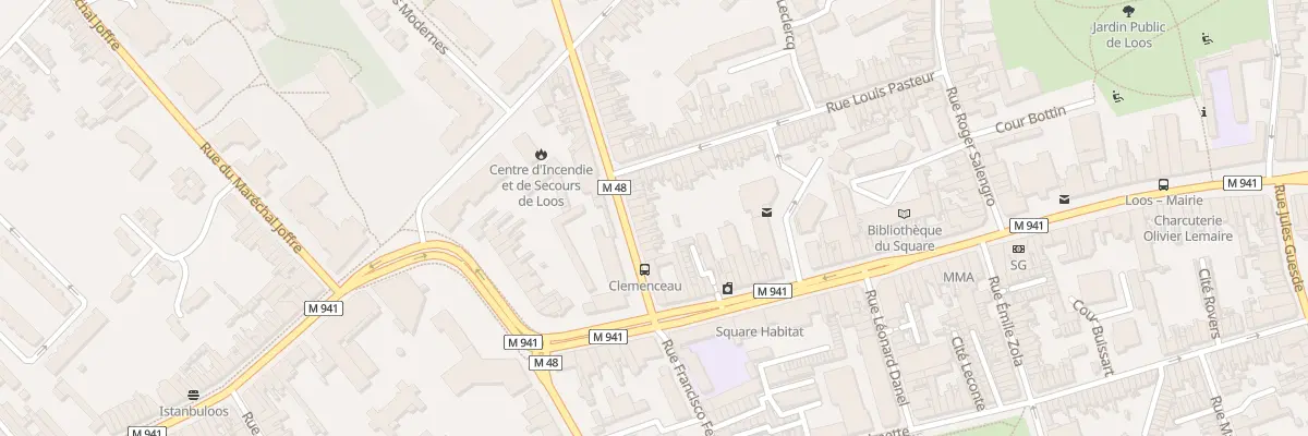 Plan du 60 Rue Georges Clemenceau à Loos