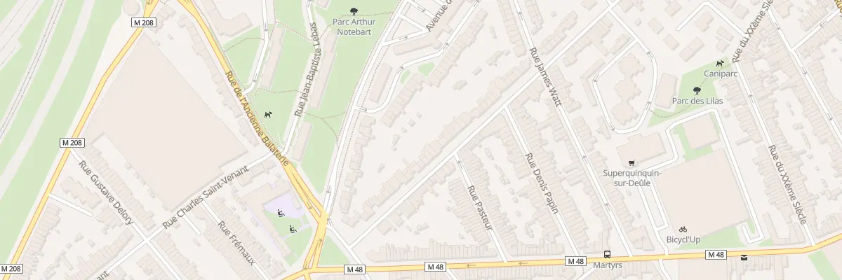 Plan du 80 Rue du Maréchal Foch à Lille