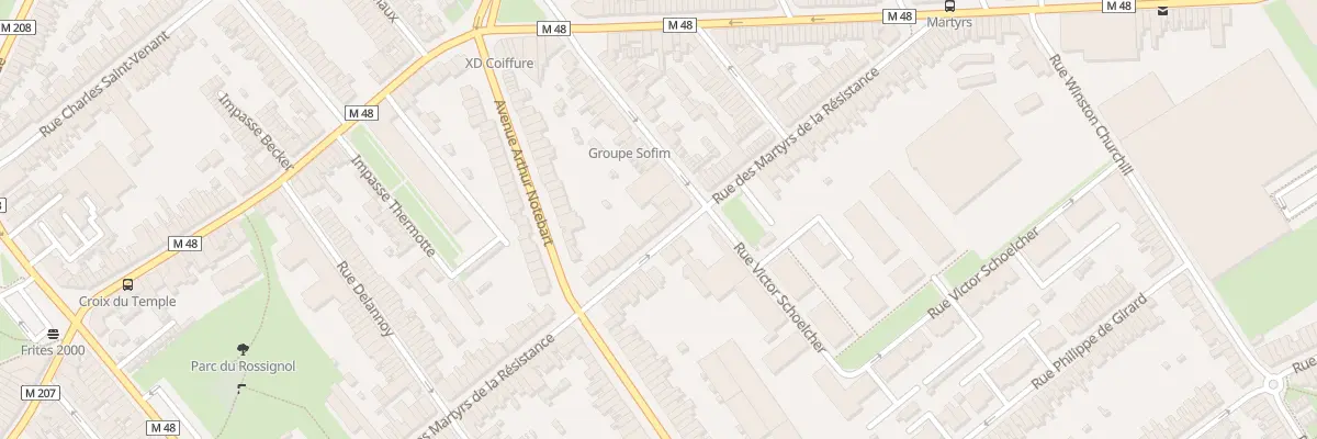 Plan du 87 Rue Martyrs de Resistance à Lille