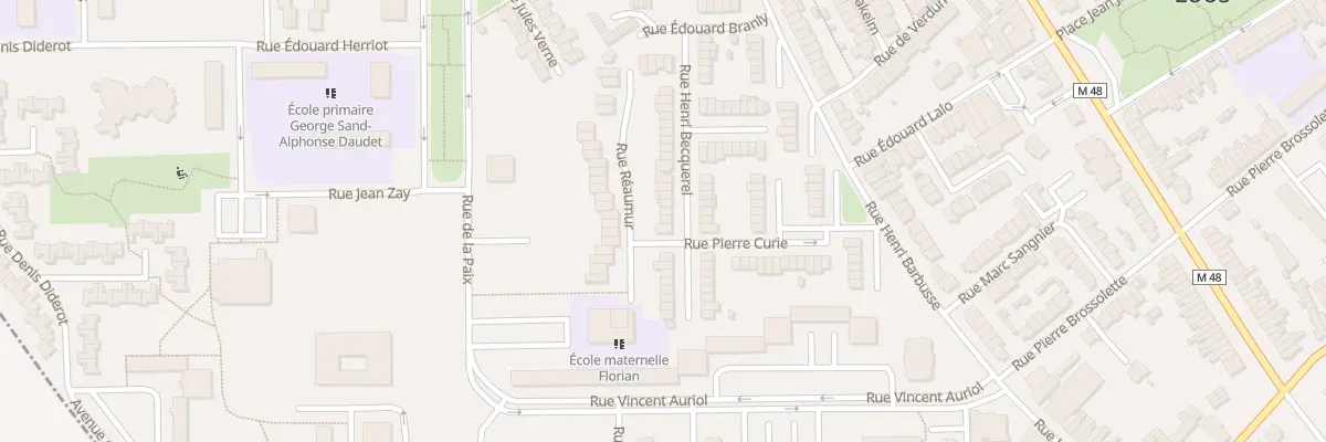 Plan du 32 Rue Henri Becquerel à Loos