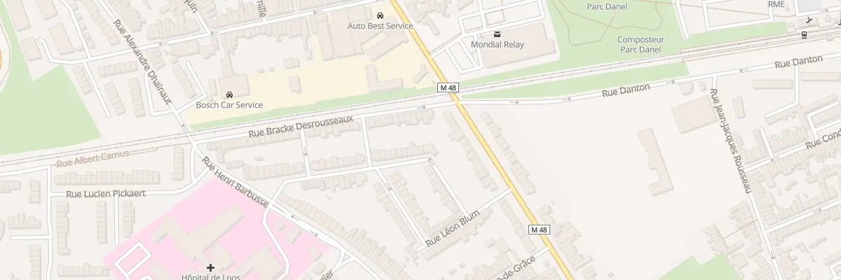 Plan du 4 Rue du Docteur Lesne à Loos