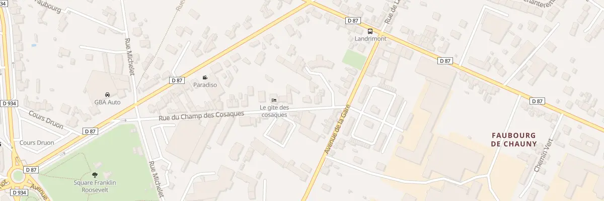 Plan du 31B Rue du Champ des Cosaques à Noyon