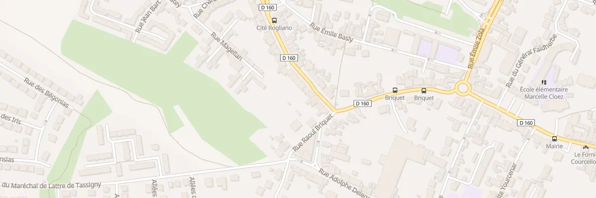 Plan du 55 Rue Raoul Briquet à Courcelles-lès-Lens