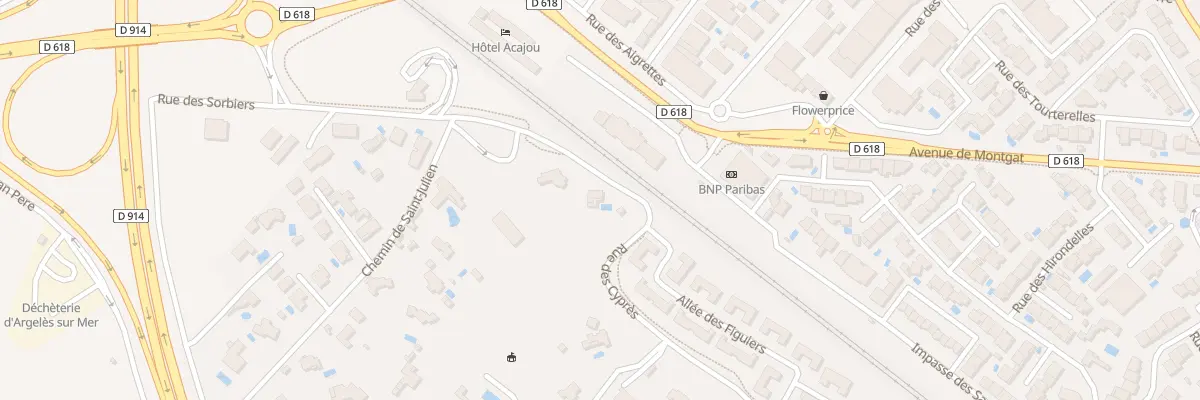 Plan du 21 Rue des Cypres à Argelès-sur-Mer