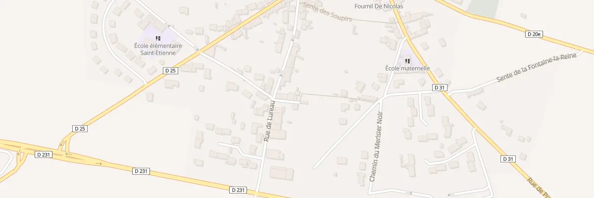 Plan du 39 Rue de Lureau à Touquin