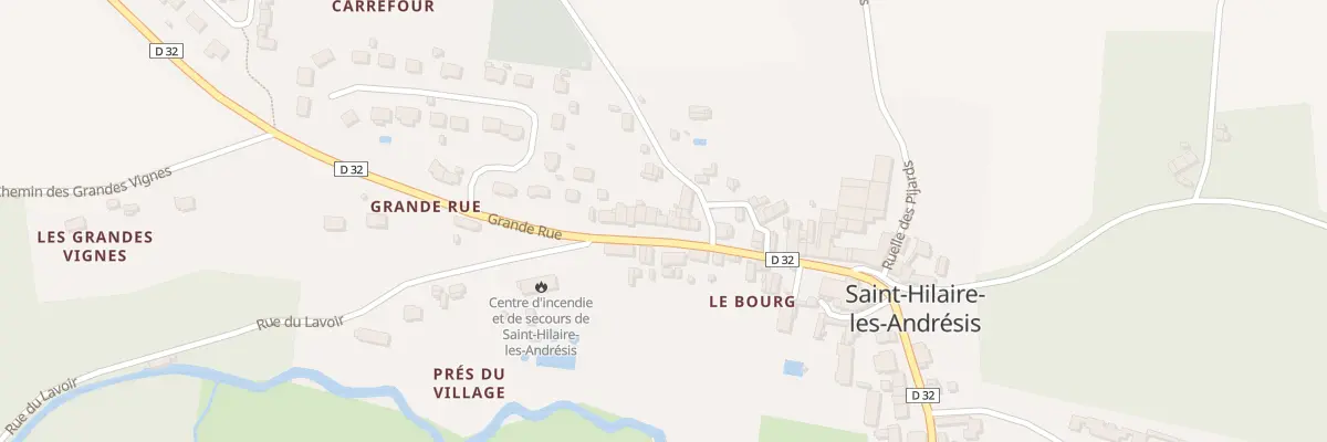 Plan du 32 Rue Grande Rue à Saint-Hilaire-les-Andrésis