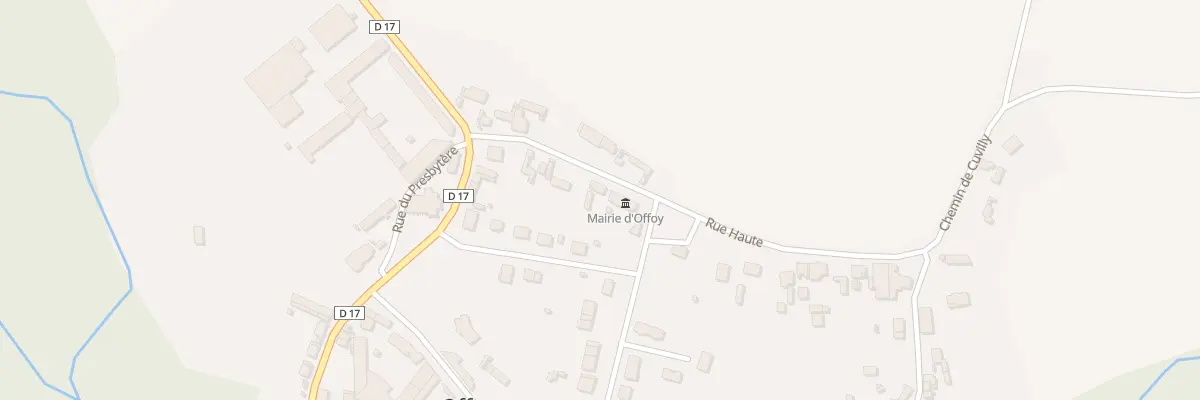 Plan du 10 Rue Haute à Offoy