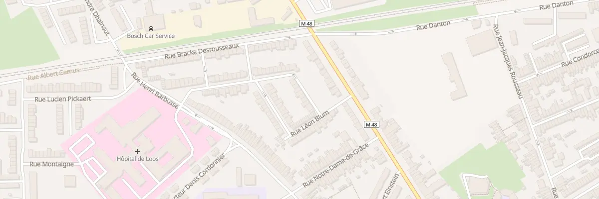 Plan du 7 Rue du Docteur Lesne à Loos