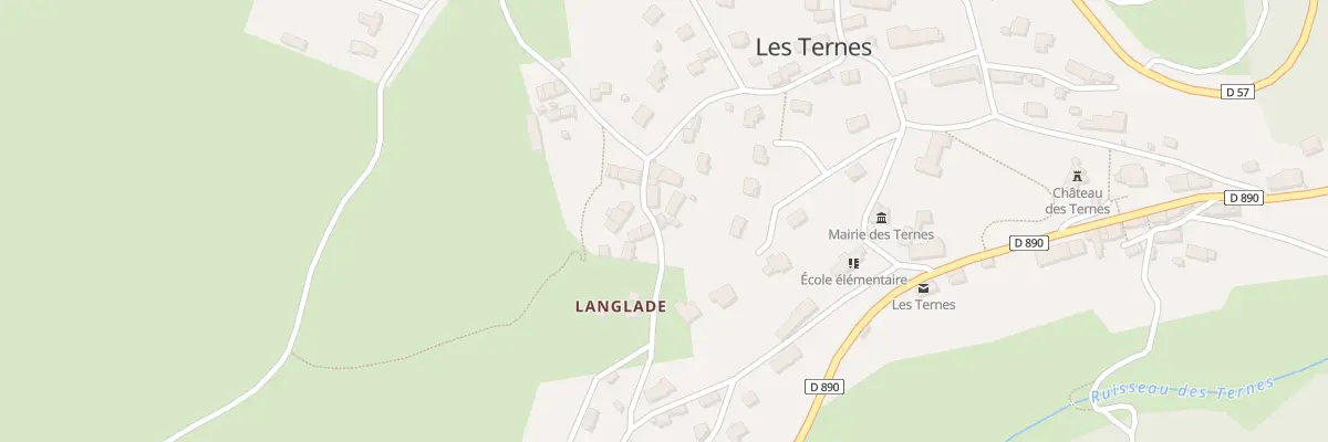 Plan du 5162 Langlade aux Ternes
