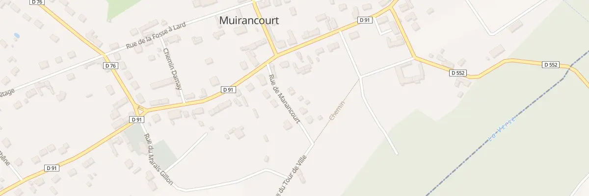 Plan du 57 Rue de Manancourt à Muirancourt