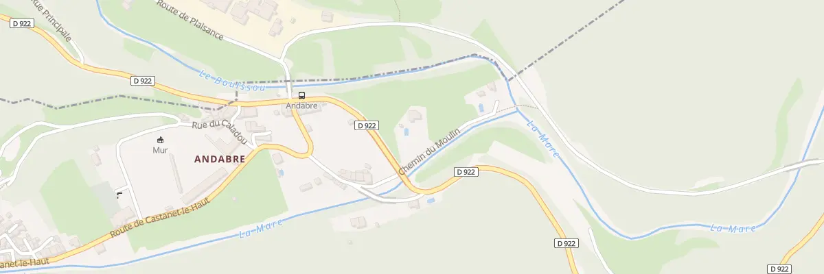 Plan du 5351F Andabre à Rosis