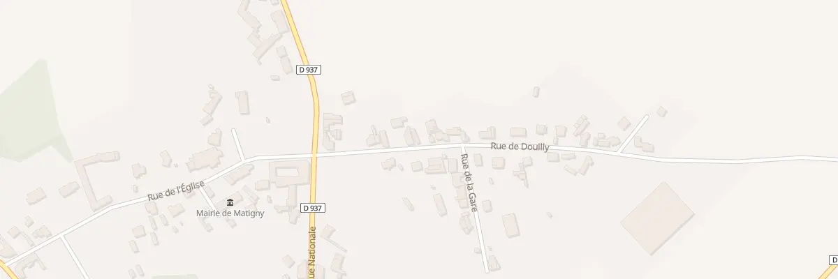 Plan du 7 Rue de Douilly à Matigny